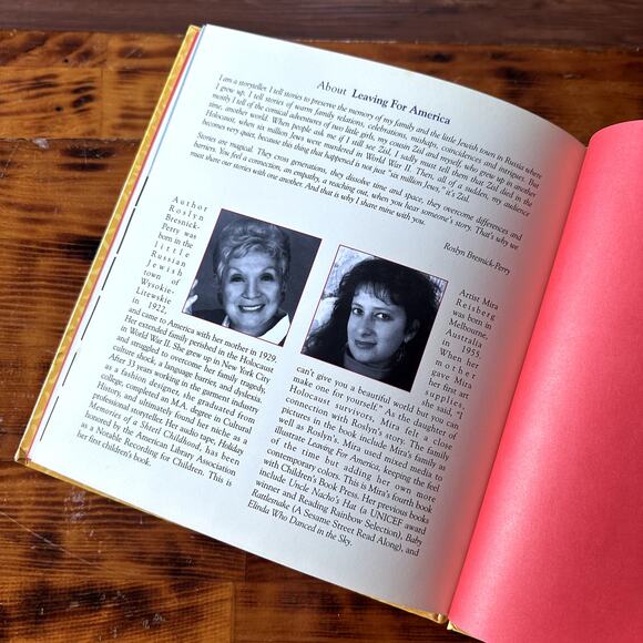 Vintage 1992 Leaving For America Roslyn Bresnick-Perry Russian Jewish Book - Picture 9 of 11